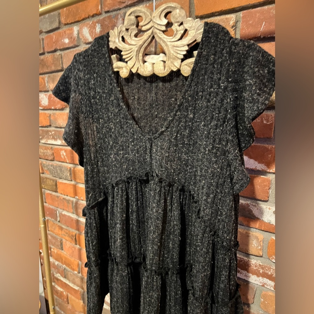 Adorable Ruffled Babydoll Tunic Tee - Picture 2 of 7